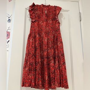 Ulla Johnson Fall Floral Tamsin Dress